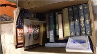 Box lot of antique books including witchcraft and