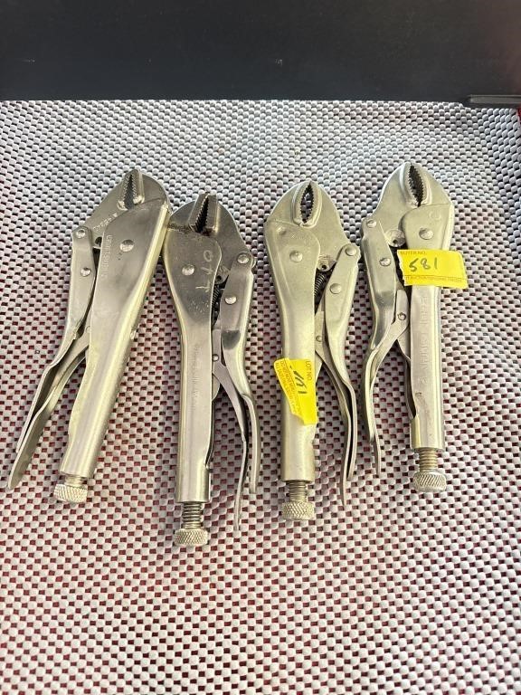 4 CRESCENT WRENCHES