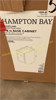 Hampton Bay 18" base cabinet (damaged)