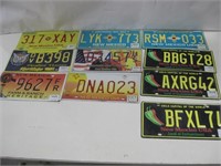 Ten Assorted New Mexico License Plates