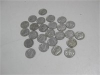 Twenty Five Buffalo Nickels