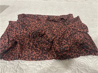 womens 2x Ava and viv leopard print shirt