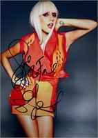 Autograph COA Lady Gaga Photo