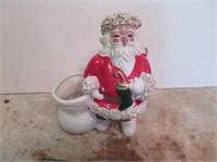 Vintage Ceramic Santa Planter