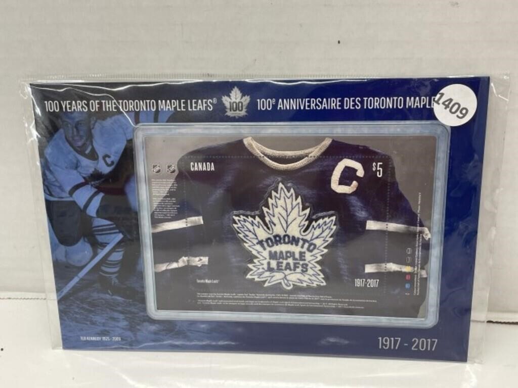 Toronto Maple Leafs $5 Stamp Celebrating 100