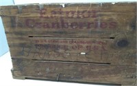 Eatmor Cranberry Wooden Crate/Box w/paper label