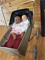 Doll Stroller and Dolls