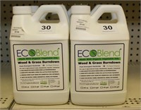 (5) EcoBlend 64 oz. bottles of weed and grass