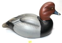 Ducks Unlimited Red Head Drake duck decoy,