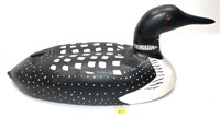 Loon Carved wooden decoy,