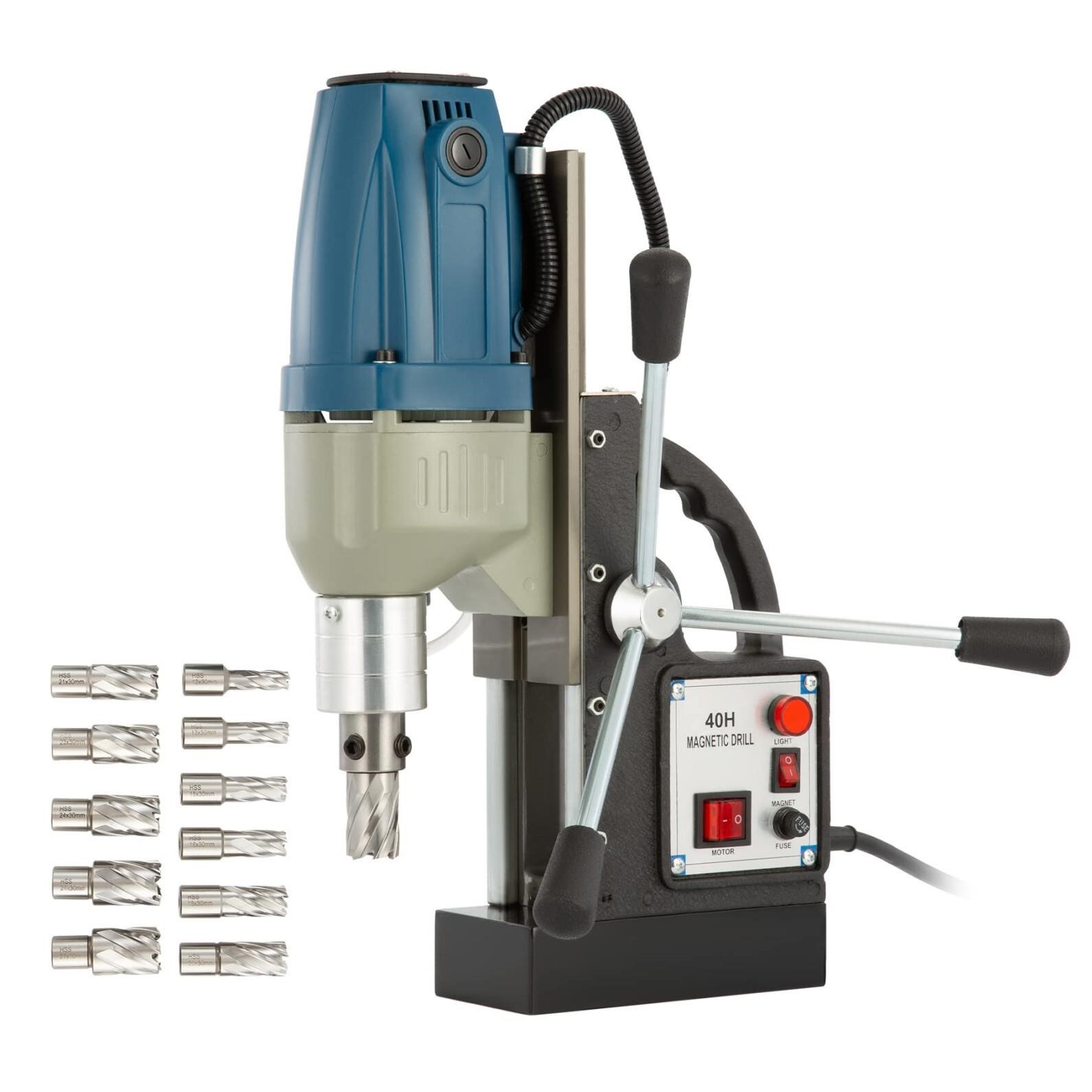 ZELCAN 1550W Electric Magnetic Drill Press w 1.6