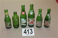 Vintage 7-UP Bottle Collection