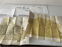 Greene Cty & Washington Cty 1948 road maps