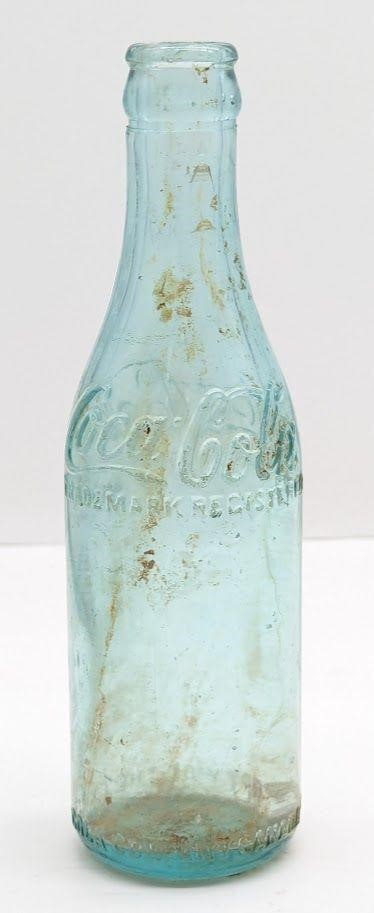 Straight Sided Early Coca Cola Soda Pop Bottle