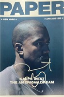 Autograph COA Kanye West Photo