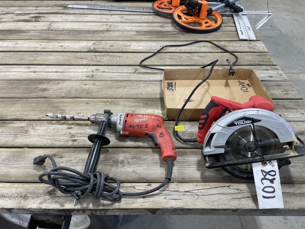 Hyper Tough Saw, Milwaukee Drill