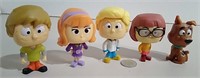 Five McDonald's Scooby-Doo Bobblehead Figures