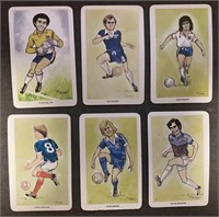 SOCCER: 6 x VENORLANDUS Cards (1979)