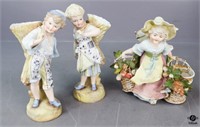 Porcelain Figurines / 3 pc