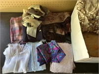 Assorted Scarfs/ Table Cloths