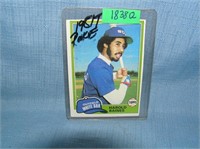 Harold Baines rookie baseball card