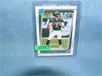 Zach Wilson rated rookie football card