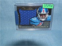 Odell Beckham Jr.rookie game worn material insert