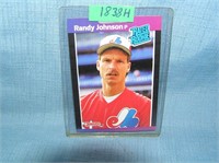 Randy Johnson rookie baseball card