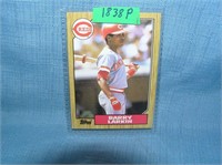 Barry Larkin rookie baseball card