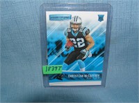 Christian McCaffrey all star ookie football card