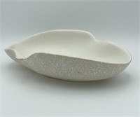 12" MC calif pottery spatter bowl