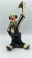 15" Antique paper mache clown