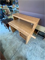 particle board computer desk