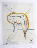 Salvador Dali Melting Clock LTD EDT Lithograph