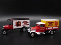 COCA-COLA DELIVERY TRUCKS DIE CAST COLLECTIBLES LO