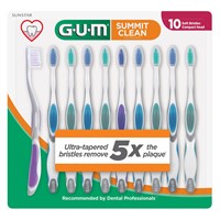 GUM Summit Toothbrush 9-pack