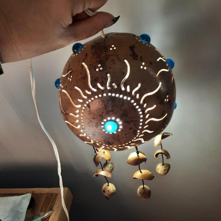 Coconut lamp
