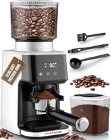 (N) Zulay Adjustable Burr Coffee Grinder - Anti-St