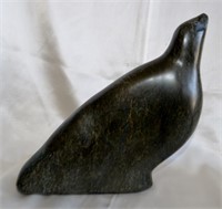 Inuit Carved Large Green Seal 44" x 9.5"