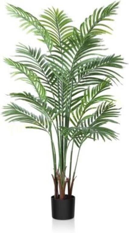 CROSOFMI Artificial Areca Palm Tree 5Feet Fake