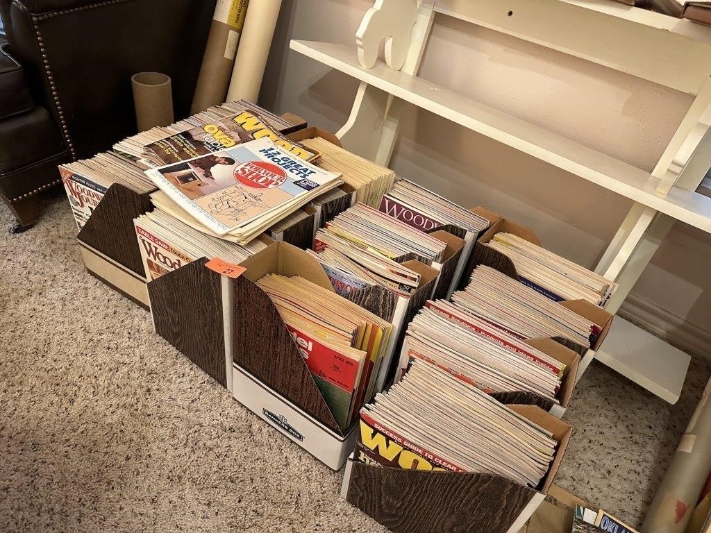 VERY LARGE LOT OF WOODWORKING MAGAZINES