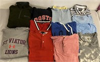12 Men’s Sweaters & Shirts Size Large