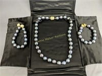 Tahitian Pearl 18" Necklace, 7.5" Bracelets.
