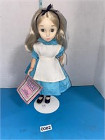 Walt Disney Alice in Wonderland doll on stand