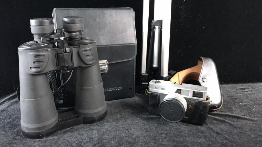 Canonet Camera, Tripo Tasco 12X Binoculars
