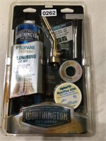 Propane plumbing valve kit