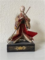 Vintage Shi-Cho Japanese Hina Doll on Stand