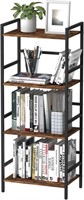 Industrial Bookcase with Storage