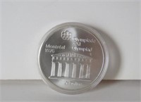 SERIES II 1976 MONTREAL OLYMPIC 10$ SILVER COIN