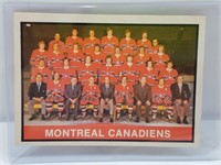 1974-75 Montreal Team Card
